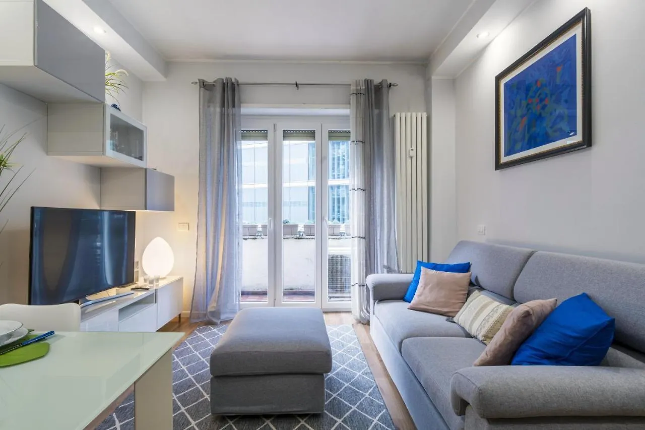 Lägenhet Easylife - Moderno E Fresco Trilocale In Uno Dei Quartieri Piu Moderni Della Citta Gioia-Porta Nuova Milano