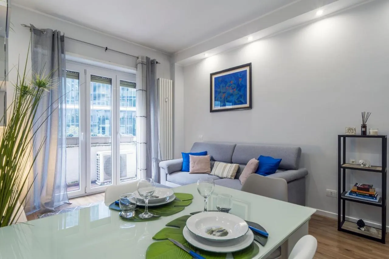 Lägenhet Easylife - Moderno E Fresco Trilocale In Uno Dei Quartieri Piu Moderni Della Citta Gioia-Porta Nuova Milano